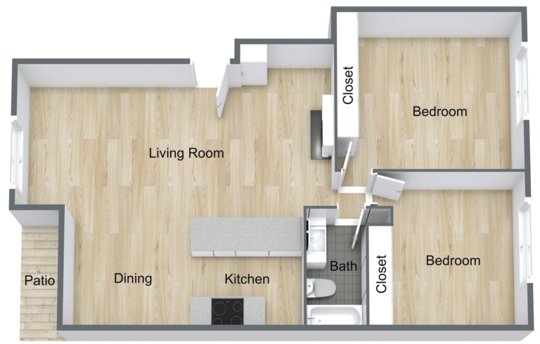 Med-Capri-2-BD-1-BA-3D-Floor-Plan